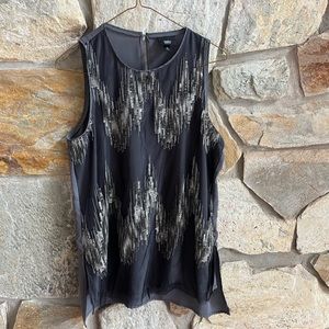 Small Gray Sequence Wassio Top